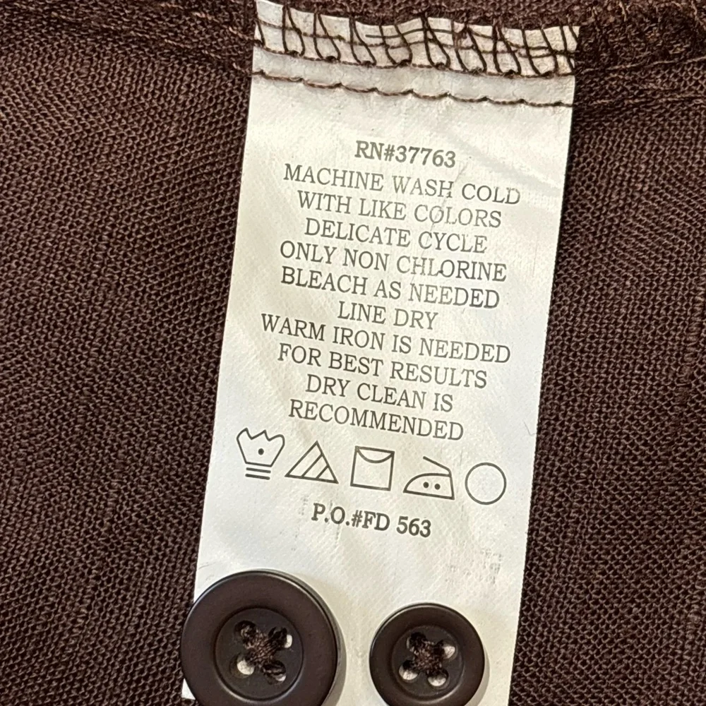 Cubavera Rich Brown Casual Shirt - Picture 6 of 7